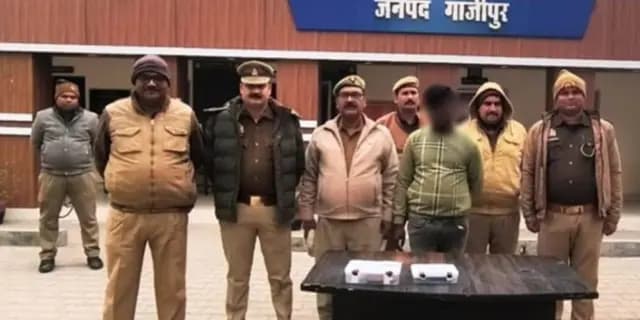 Gazipur news : पुलिस ने 85 लाख रूपये के अवैध हेरोईन के साथ तस्‍कर को किया गिरफ्तार