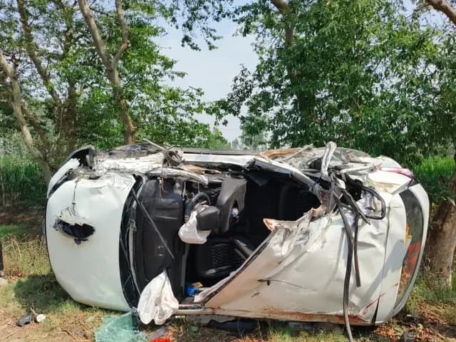 Shahjahanpur news : भीषण सड़क हादसा, तीन महिलाओं की मौत — दो बच्चों समेत तीन की हालत गंभीर