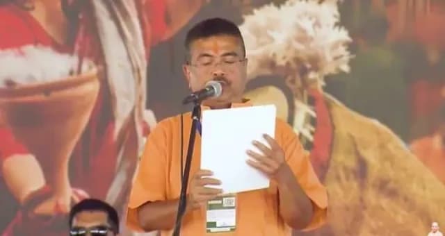 सवेंदु अधिकारी ने बंगाल सीएम के रूप में ली शपथ 