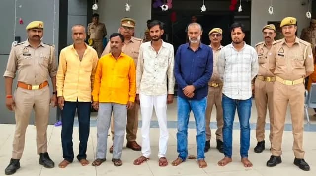 Sonbhadra News : मारपीट और जान से मारने की धमकी मामले में पांचों नामजद आरोपी गिरफ्तार
 