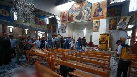 सीरिया की राजधानी दमिश्क के एक चर्च में आत्मघाती विस्फोट, 15 लोगों की मौत, 13 घायल  
