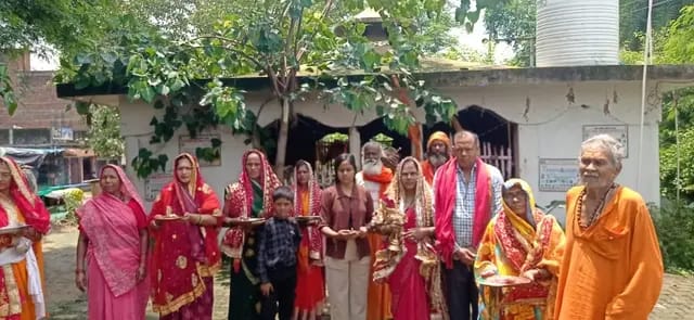 लगातार 26वें दिन किया गया रुद्राभिषेक पूजन