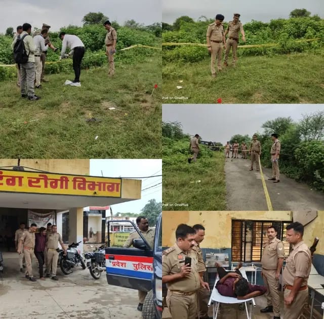Sonbhadra News : मजदूर शंभू की चाकू मारकर हत्या करने वाले आरोपी को पुलिस से मुठभेड़, पैर में लगी गोली 