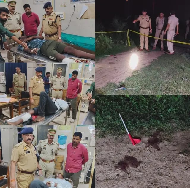 Sonbhadra News : चोरी की घटना में शामिल दो इनामिया अभियुक्त मुठभेड़ के बाद गिरफ्तार, तीन फरार 
