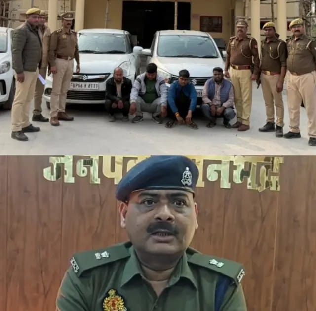 Sonbhadra News : अवैध खनन व परिवहन में लिप्त चार अभियुक्त गिरफ्तार, तीन वाहन जब्त