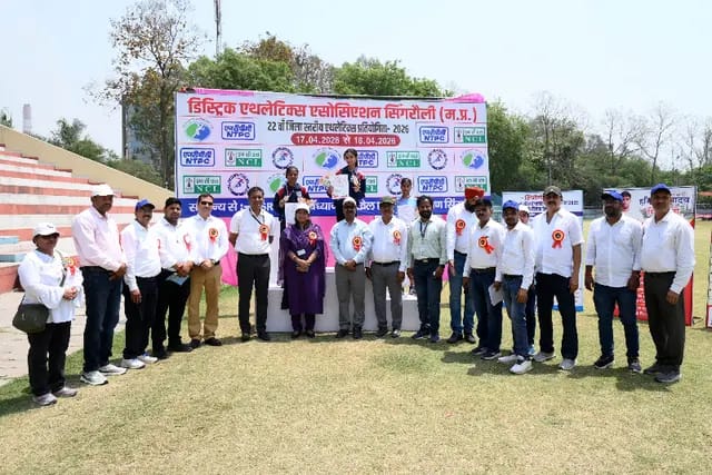 Singrauli News : एनटीपीसी विंध्याचल द्वारा सीएसआर पहल के तहत जिला 22वीं एथलेटिक्स मीट को मिला प्रोत्साहन 