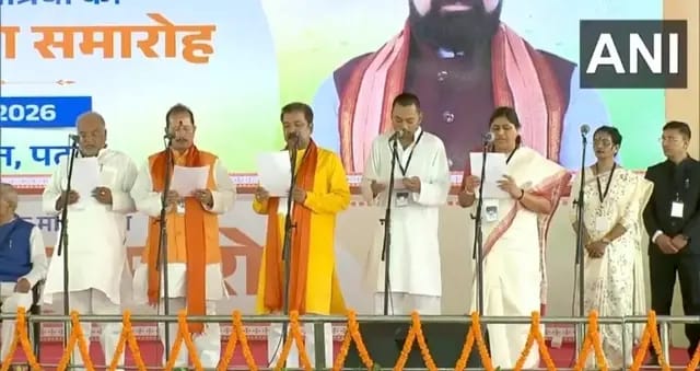 बिहार में सम्राट मंत्री मंडल का विस्तार, 32 विधायकों ने ली मंत्री पद की शपथ, निशात कुमार ने भी ली शपथ 