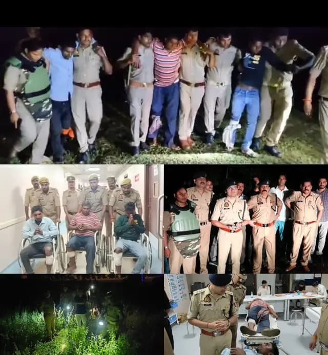 Sonbhadra News : सोनभद्र पुलिस का 'ऑपरेशन लंगड़ा' जारी, मुठभेड़ में तीन लुटेरों के पैर में लगी गोली, गिरफ्तार