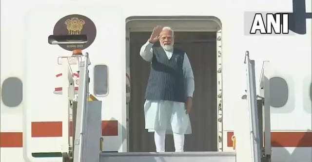 प्रधानमंत्री नरेंद्र मोदी 5 देशों की यात्रा पर रवाना